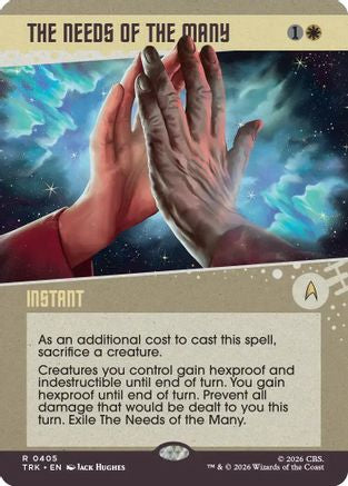 The Needs of the Many (Showcase) (TRK-405) - Star Trek