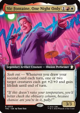 Vic Fontaine, One Night Only (Extended Art) (TRC-333) - Commander: Star Trek