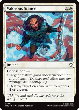 Valorous Stance (TRC-431) - Commander: Star Trek