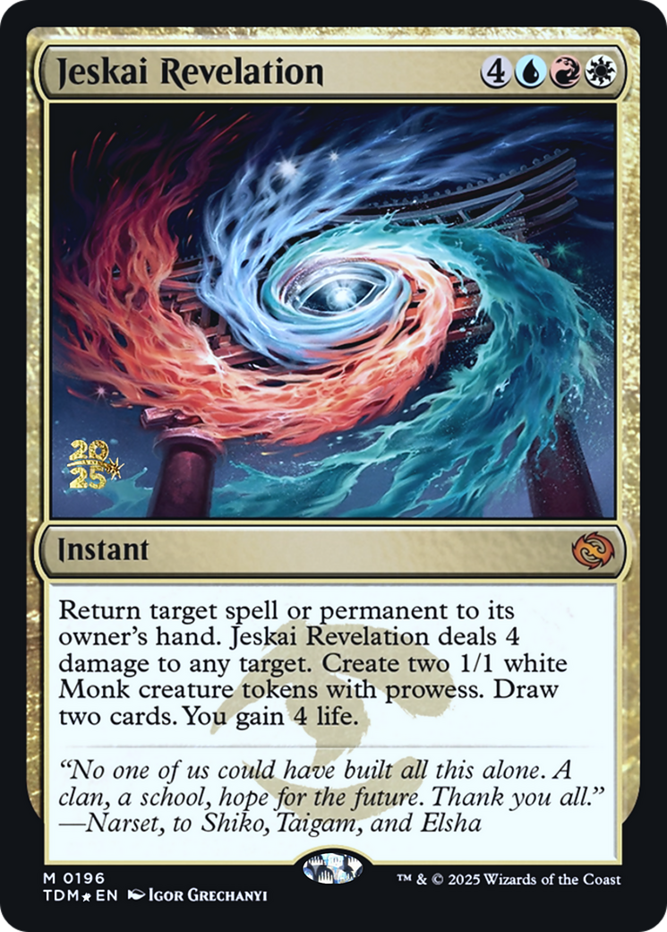 Jeskai Revelation [Tarkir: Dragonstorm Prerelease Promos]
