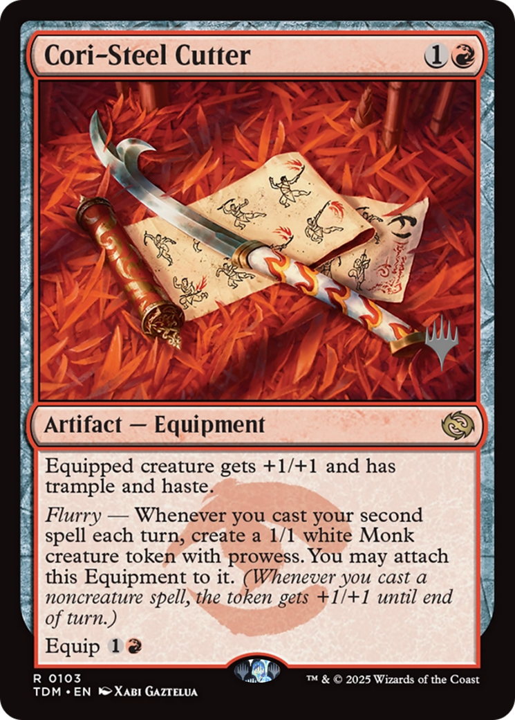 Cori-Steel Cutter [Tarkir: Dragonstorm Promos]