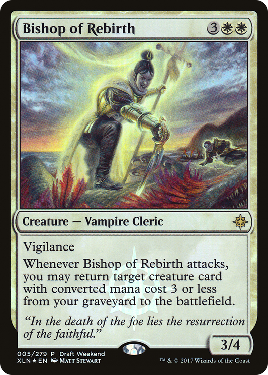 Bishop of Rebirth (Draft Weekend) [Ixalan Promos]