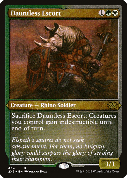 Dauntless Escort (Foil Etched) [Double Masters 2022]