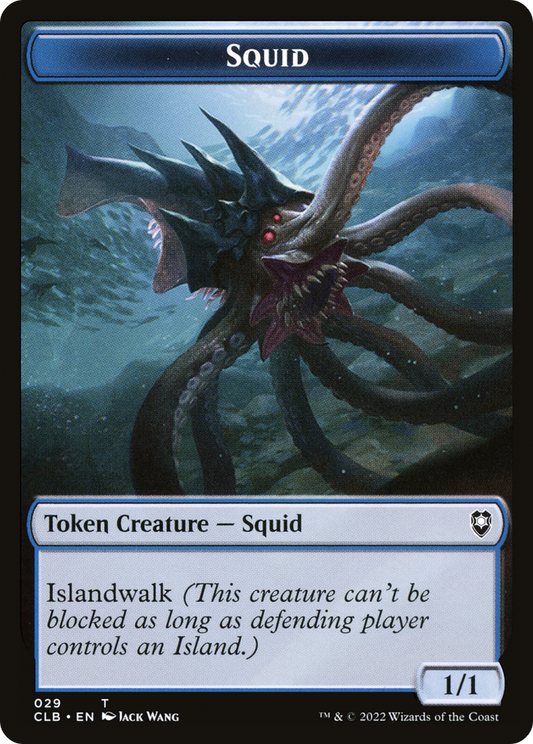 Squid (TCLB-029) - Battle for Baldur's Gate Tokens