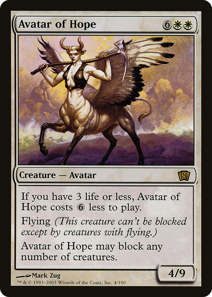 Avatar of Hope (8ED-04★) - 8th Edition Foil