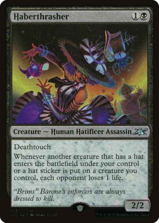 Haberthrasher (Galaxy Foil) (UNF-362) - Unfinity Foil