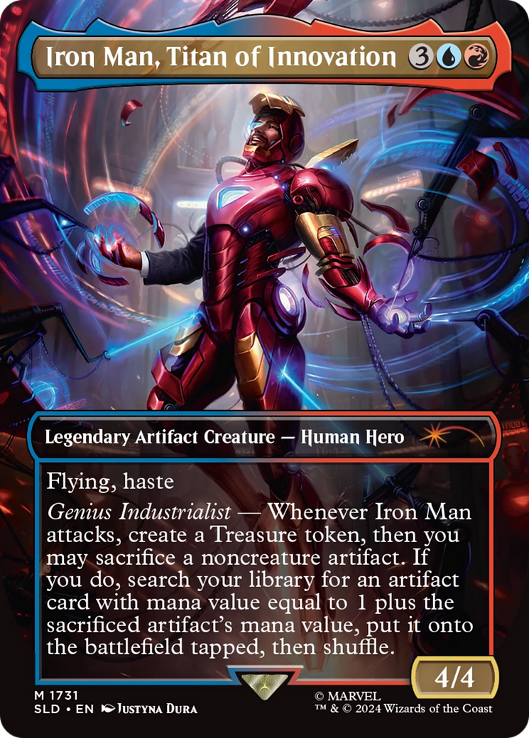 Iron Man, Titan of Innovation (SLD-1731) - Secret Lair Drop (Borderless) Foil