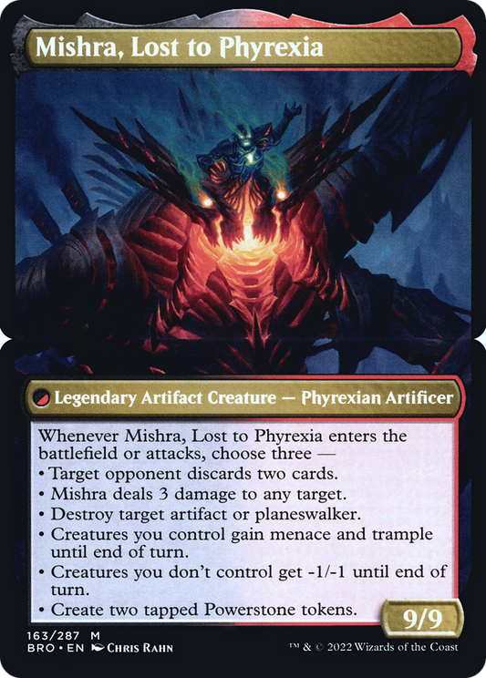 Mishra, Lost to Phyrexia (PBRO-163BS) - The Brothers' War Promos Foil