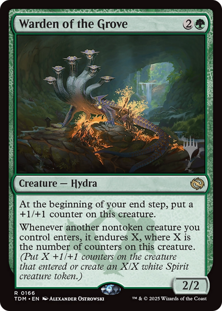 Warden of the Grove [Tarkir: Dragonstorm Promos]