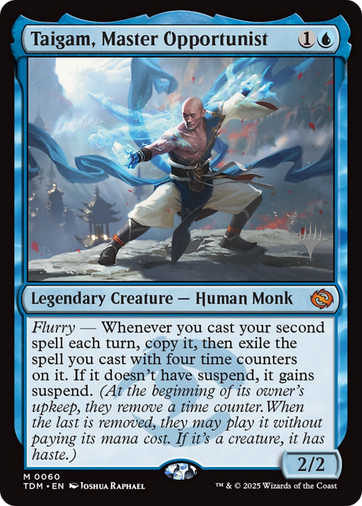 Taigam, Master Opportunist [Tarkir: Dragonstorm Promos]