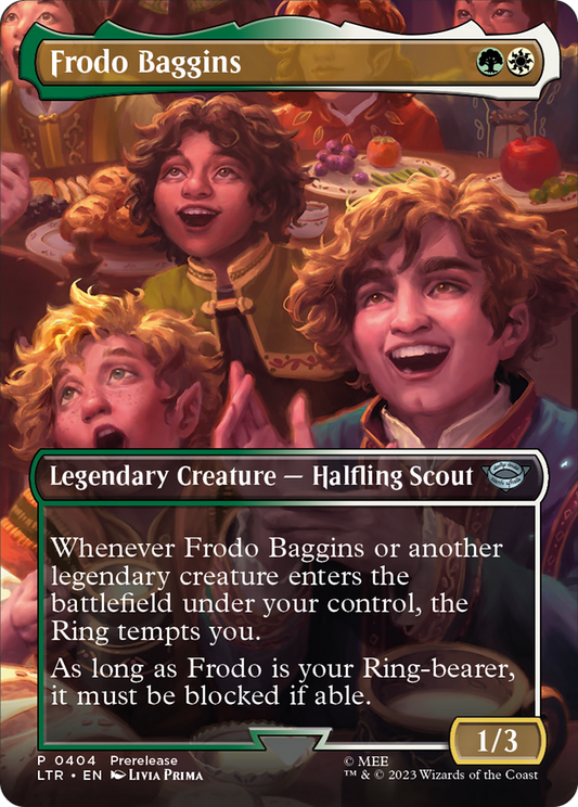 Frodo Baggins (Borderless Alternate Art) [The Lord of the Rings: Tales of Middle-Earth]