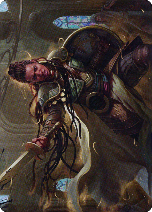 Shanna, Purifying Blade // Shanna, Purifying Blade (ADMU-055) - Dominaria United Art Series (Borderless)