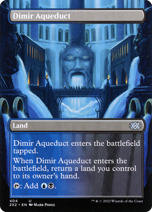 Dimir Aqueduct (Borderless Alternate Art) [Double Masters 2022]