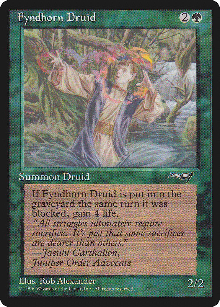 Fyndhorn Druid (Blue Flames) [Alliances]