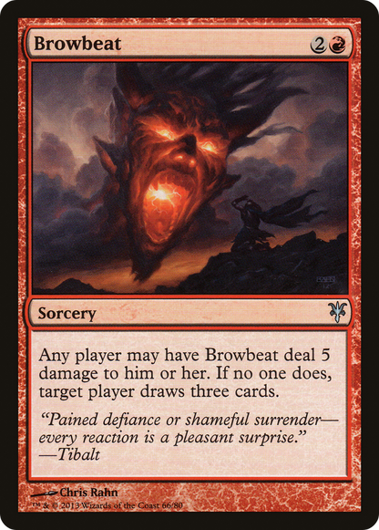 Browbeat [Duel Decks: Sorin vs. Tibalt]