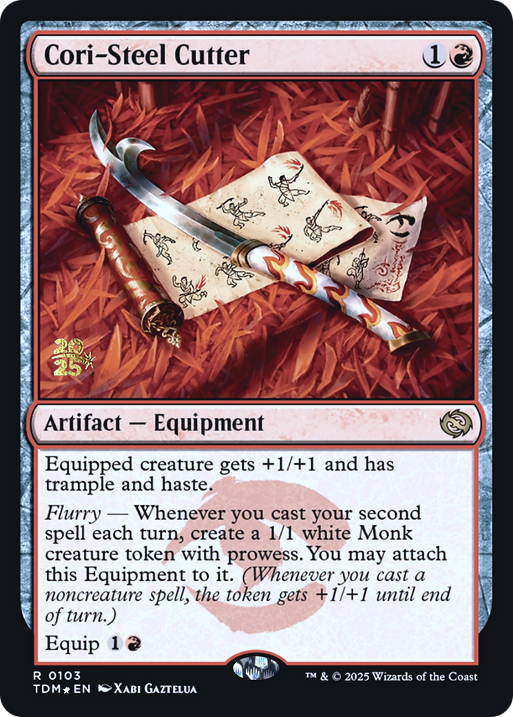 Cori-Steel Cutter [Tarkir: Dragonstorm Prerelease Promos]