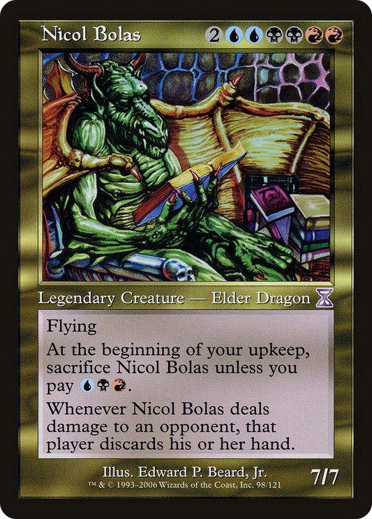 Nicol Bolas (TSB-098) - Time Spiral Timeshifted Foil