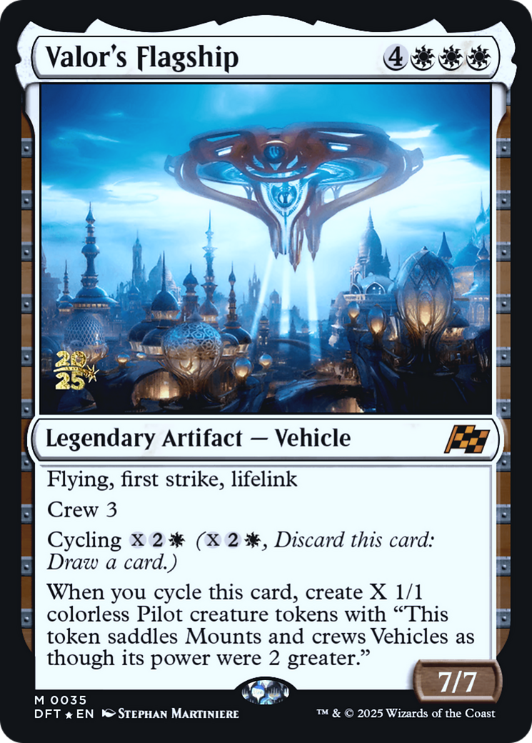 Valor's Flagship [Aetherdrift Prerelease Promos]