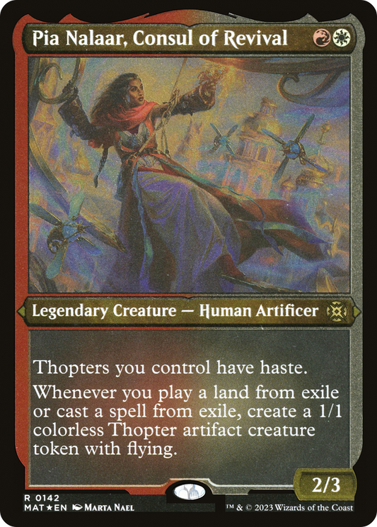 Pia Nalaar, Consul of Revival (Foil Etched) [March of the Machine: The Aftermath]