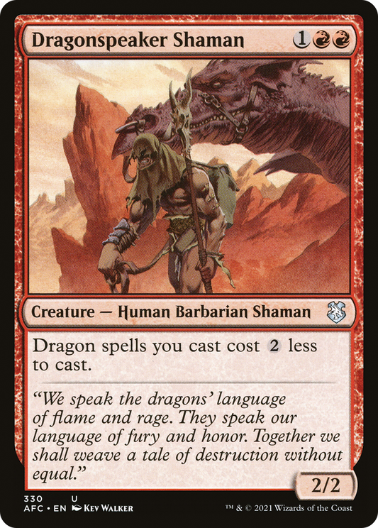 Dragonspeaker Shaman [Dungeons & Dragons: Adventures in the Forgotten Realms Commander]