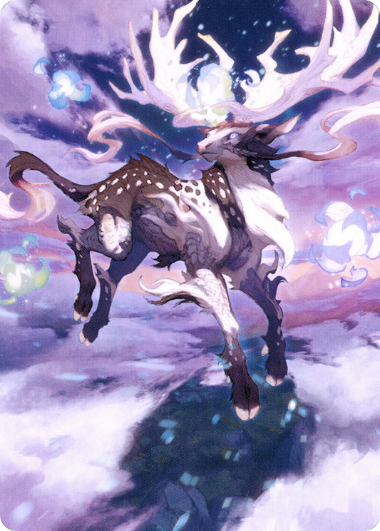 Hinata, Dawn-Crowned // Hinata, Dawn-Crowned (ANEO-068) - Neon Dynasty Art Series (Borderless)