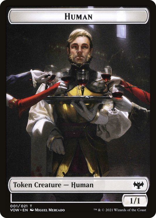 Human (TVOW-001) - Innistrad: Crimson Vow Tokens
