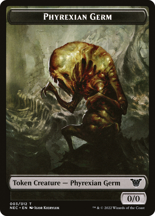 Phyrexian Germ (TNEC-003) - Neon Dynasty Commander Tokens Foil