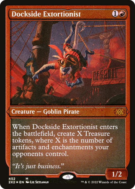 Dockside Extortionist (Foil Etched) [Double Masters 2022]