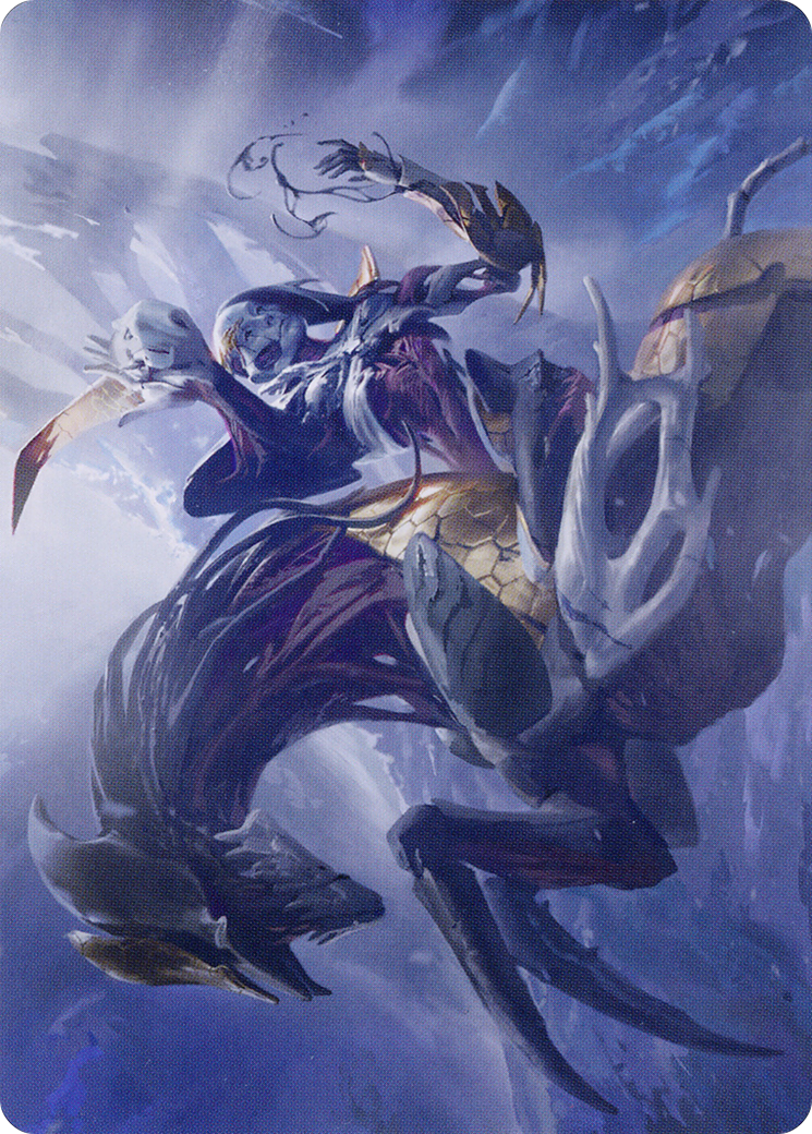 Ria Ivor, Bane of Bladehold // Ria Ivor, Bane of Bladehold (AONE-053) - Phyrexia: All Will Be One Art Series (Borderless) Foil
