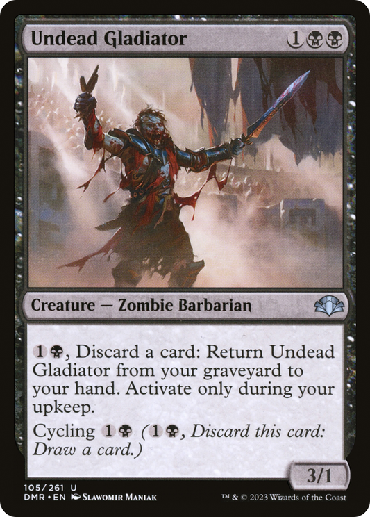 Undead Gladiator (DMR-105) - Dominaria Remastered Foil