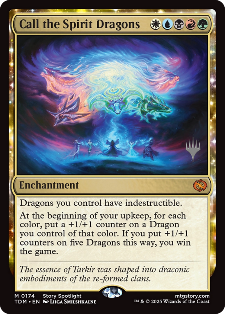Call the Spirit Dragons [Tarkir: Dragonstorm Promos]