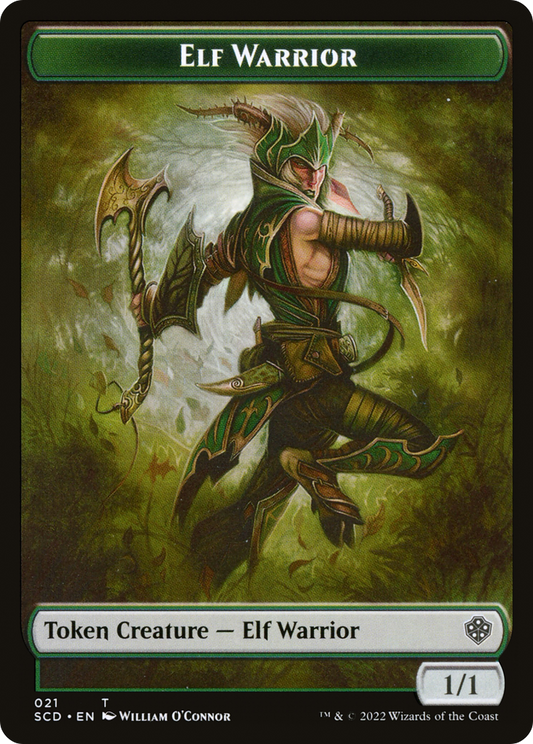 Elf Warrior (TSCD-021) - Starter Commander Deck Tokens