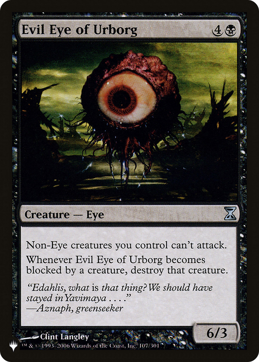 Evil Eye of Urborg (LIST-107/301) - The List