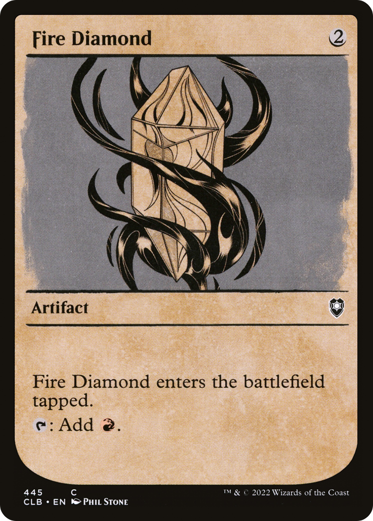 Fire Diamond (Showcase) [Commander Legends: Battle for Baldur's Gate]