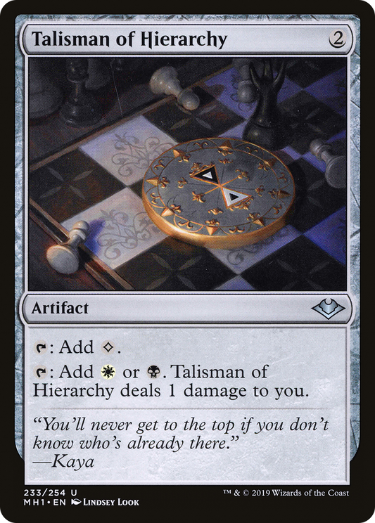 Talisman of Hierarchy [Modern Horizons]