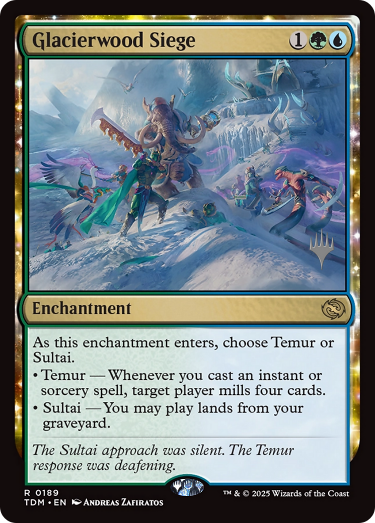 Glacierwood Siege [Tarkir: Dragonstorm Promos]