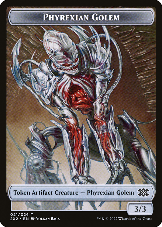 Phyrexian Golem (T2X2-021) - Double Masters 2022 Tokens