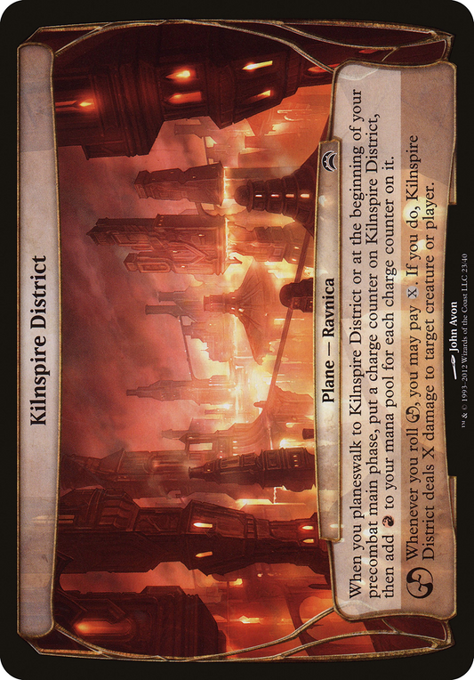 Kilnspire District (OVER-023) - Planechase 2012 Planes Foil