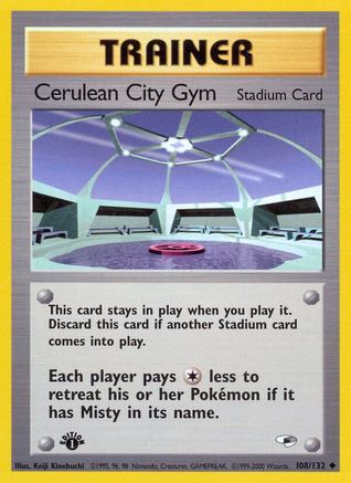Cerulean City Gym 108  - Unlimited Gym Heroes - Uncommon