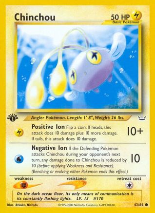 Chinchou 042  - Unlimited Neo Revelation - Common