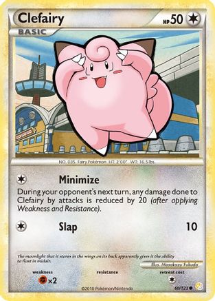 Clefairy  - Reverse Holofoil HeartGold SoulSilver - Common
