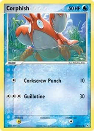 Corphish 062/110  - Reverse Holofoil Holon Phantoms - Common