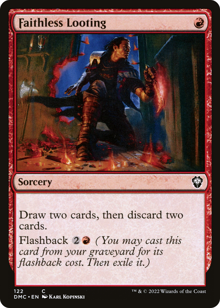 Faithless Looting [Dominaria United Commander]