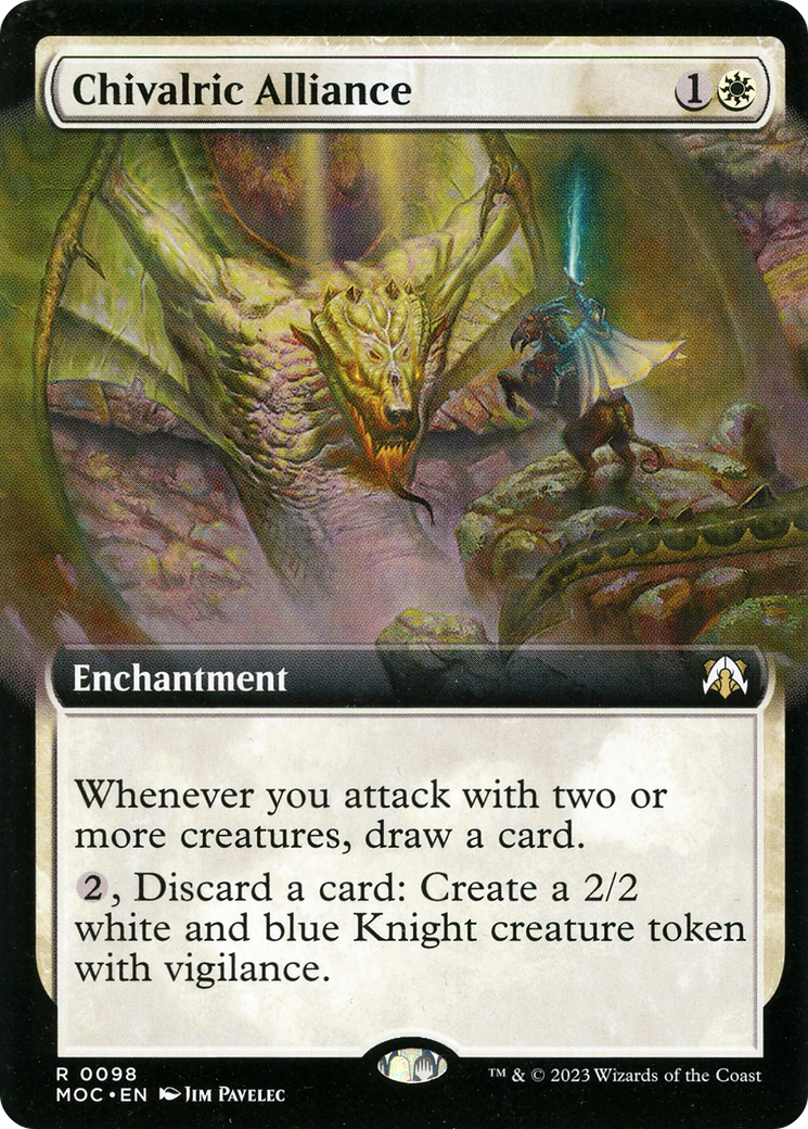 Chivalric Alliance (Extended Art) [March of the Machine Commander]