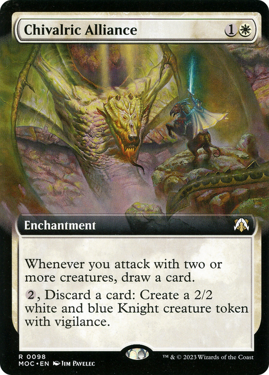 Chivalric Alliance (Extended Art) [March of the Machine Commander]