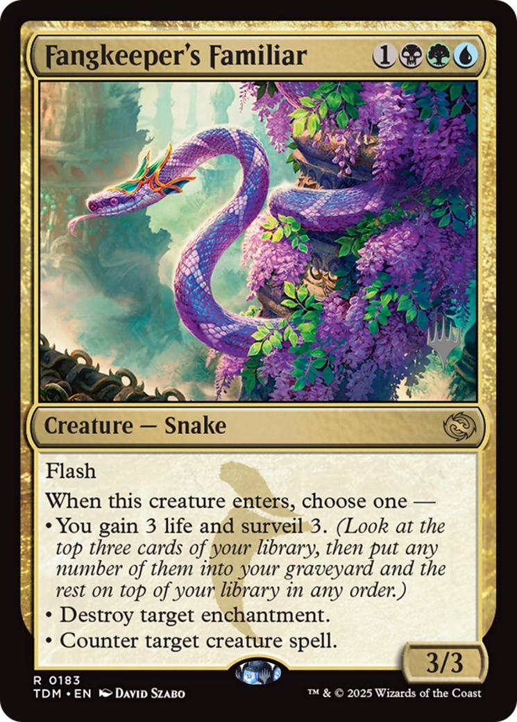 Fangkeeper's Familiar [Tarkir: Dragonstorm Promos]