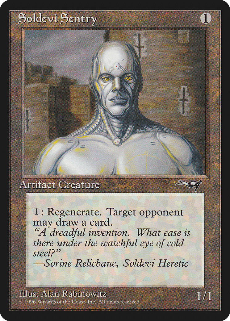 Soldevi Sentry (Hands Raised) [Alliances]