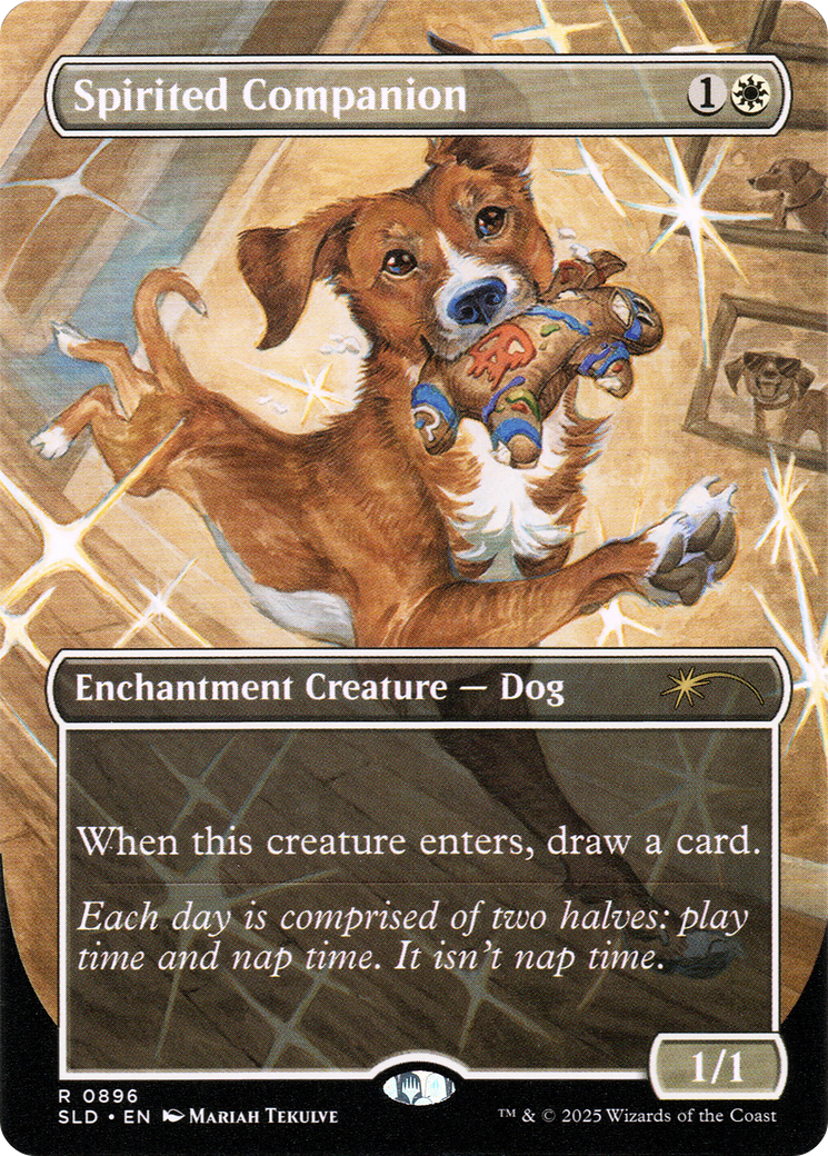 Spirited Companion (SLD-896) - Secret Lair Drop (Borderless) Foil