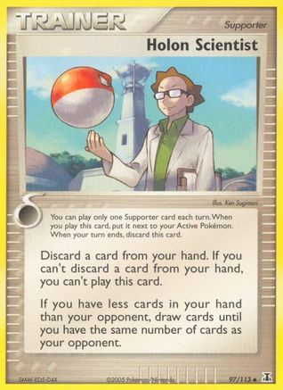 Holon Scientist  - Reverse Holofoil Delta Species - Uncommon