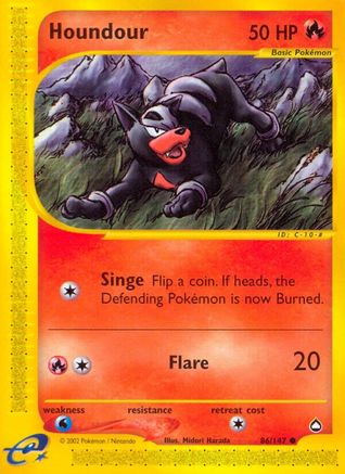 Houndour (86) 086  Aquapolis - Common